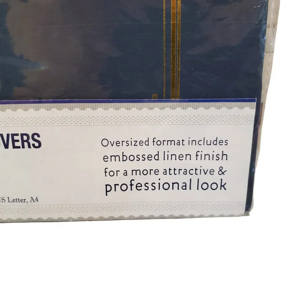 Document Covers Certificate Holder Oversized Embossed Linen Finish Geographics